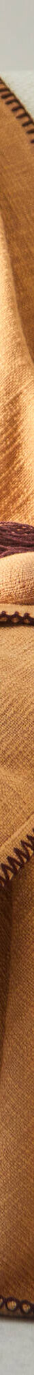 Plaid uni coton texturé (caramel) Plaid uni coton texturé (caramel)